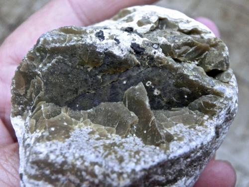 Ópalo
Costa de Agaete, Gran Canaria. Islas Canarias. España.
Ancho de imagen 6 cm
Ópalo en calcita (Autor: María Jesús M.)