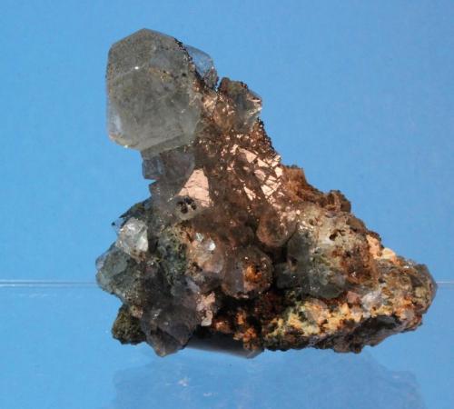 Quartz, Magnetite
Huanggang Mine, Keshiketeng County, Chifeng Prefecture, Inner Mongolia, Autonomous Region, China
6.6 x 5.0 cm (Author: Don Lum)