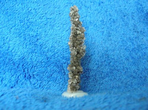 Calcita
Mina Herculano, El Puntal, Zona Campos de Golf, Atamaria, Sierra Minera de Cartagena-La Unión, Cartagena, Murcia, España
7,5 x 1 cm
Calcita granular. Otro angulo (Autor: Pedro Conesa)