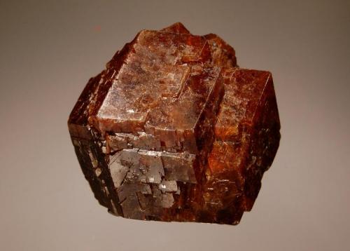 Grossular
Dionboko, Kayes Region, Mali
3.3 x 3.5 cm
An intergrown group of lustrous cinnamon-brown dodecahedral grossular crystals. (Author: crosstimber)