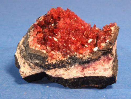 Rhodochrosite
Moanda Mine, Leboumbi-Leyou Department, Haut-Ogooue Province, Gabon
4 x 3.5 cm (Author: Don Lum)