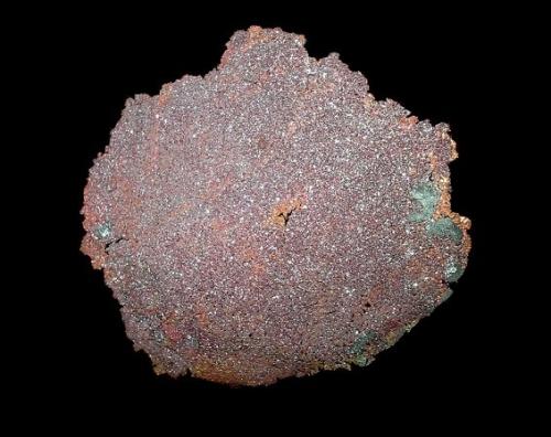 Cuprite, copper
Glückauf mine, Hüttschental, Wildemann, Harz mtns., Lower Saxony, Germany
5,8 x 5,2 cm (Author: Andreas Gerstenberg)