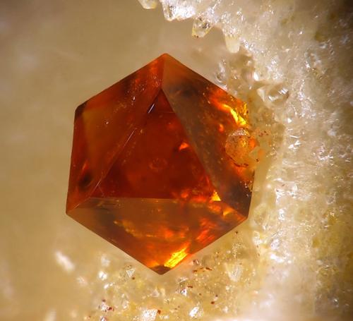 Jarosite
María Josefa Mine, Rodalquilar, Níjar, Almería, Andalusia, Spain
fov 1 mm
mined in 2012 (Author: Rewitzer Christian)