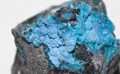 Chrysocolla
Azarbaijan Province (East Azerbaijan Province), Iran
Field of View: 3 cm
New locality (Author: h.abbasi)