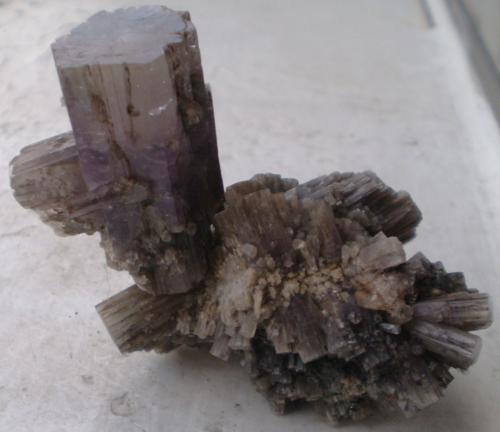 Aragonito
Los Barrancos, Camporrobles, Valencia, España
7 x 5,5 x 4,5 cm
Aragonito Bicolor (Violeta - Negro) (Autor: Juancho)