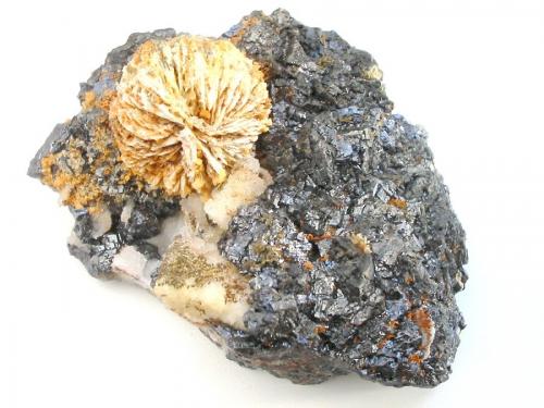 Baryte, sphalerite, quartz
Roggenbach vein, Schauinsland, Freiburg, Breisgau, Baden-Württemberg, German
11,5 x 9,5 cm (Author: Andreas Gerstenberg)