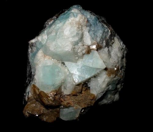 Fluorite, siderite
Neudorf, Harz, Saxony-Anhalt, Germany
7x 6,5 cm (Author: Andreas Gerstenberg)