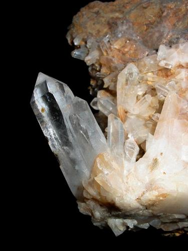 Quartz
Gehn quarry, Ueffeln, Osnabrück, Lower Saxony, Germany
4,5 cm crystal
Rock crystal (Author: Andreas Gerstenberg)