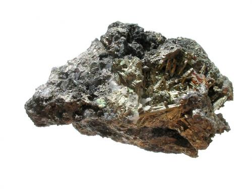 Millerite, hauchecornite, sphalerite
Friedrich mine, Wissen, Siegerland, Rhineland-Palatinate, Germany
6 x 4 cm (Author: Andreas Gerstenberg)