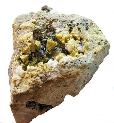 Helvite
Unverhofft Glück mine, Antonsthal, Erzgebirge, Saxony, Germany
Largest crystal: 4 mm (Author: Andreas Gerstenberg)