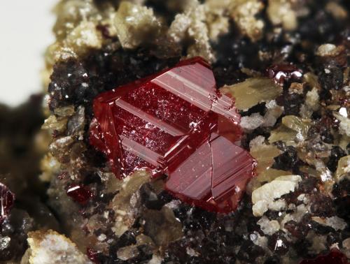 Cinnabar
Las Cuevas Mine. Almadén. Ciudad Real. Castile-La Mancha. Spain
FOV 5.76mm
3.16x. Focus rail MacroRail. Canon EOS 600D. Ikea lights 
Photo: Oscar Fernández Arcís, Mineral: Manuel de Torres (Author: ofarcis)