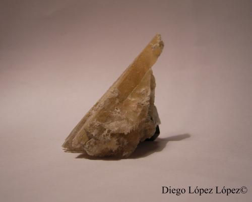 Yeso
Galera, Granada, Andalucía, España.
largo 2 cm , alto 5.5 cm , ancho 2 cm (Autor: DiegoToledo)