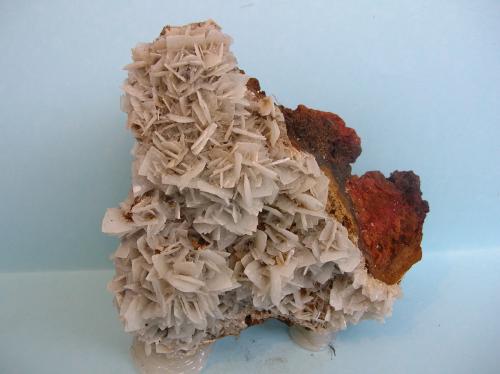 Baritina<br />Mina La Morena, El Gorguel, Sierra Minera de Cartagena-La Unión, Cartagena, Comarca Campo de Cartagena, Región de Murcia (Murcia), España<br />12 x 11 cm<br /> (Autor: Pedro Conesa)