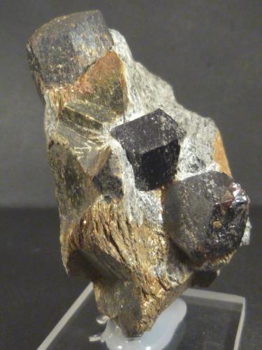 Granate almandino
Noruega
6,5 x 5 x 4 cm.
Granate almandino en micacita. No tengo más referencias de su procedencia. (Autor: Felipe Abolafia)