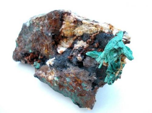 Malachite
Herrensegen mine, Schapbach, Black Forest, Baden-Württemberg, Germany
2,5 cm crystal aggregate (Author: Andreas Gerstenberg)