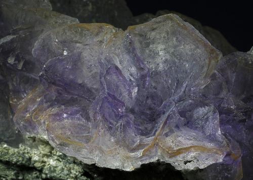 Quartz (var amethyst)
Karur District, Tamil Nadu, India
Specimen size: 12.2 x 9.0 cm. 
Hopper Crystal Close Up (Author: am mizunaka)