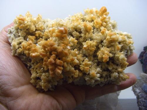 Baritina<br />Victoria Mine, Cabezo de San Ginés, El Estrecho de San Ginés, Cartagena, Comarca Campo de Cartagena, Region of Murcia (Murcia), Spain<br />14x10x7 cm<br /> (Autor: jaume.vilalta)
