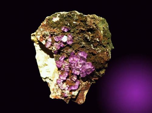 Fluorita
Mina Ojuela, Mapimí, Durango, México
18.0 cm. X 18.0 cm. X 11.0 cm.
Buena transparencia de cristales. (Autor: jesus salinas)