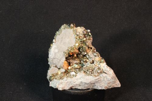 Pyrite
Duff Quarry, Huntsville, Logan County, Ohio, USA
6.3 x 5.7 cm
ex Dr. John Medici (Author: Don Lum)