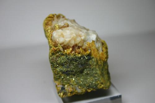 Calcita y oropimente
Shimen, Changde, Hunan, China.
43mm - 40mm - 54mm
Detalle. (Autor: Pedro Naranjo)