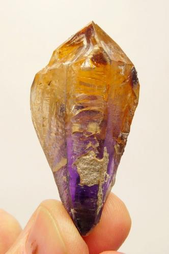 Quartz variety amethyst.
Brandberg Area, Erongo, Namibia
53 x 29 x 20 mm
Same as above. (Author: Pierre Joubert)