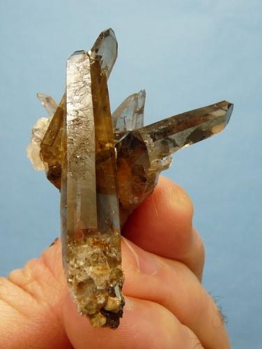 Quartz variety smoky and aegirine
Mount Malosa, Zomba, Malawi
51 x 43 x 39 mm
Same as above. (Author: Pierre Joubert)