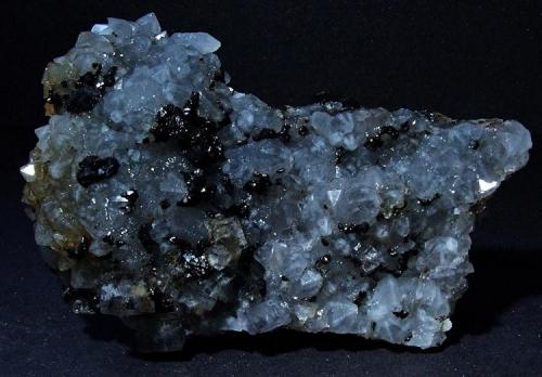 Quartz Sphalerite Fluorite.
Boundary Cross Vein, Rampgill Mine, Alston, Cumbria, England, 
UK.
88 x 60 mm (Author: nurbo)