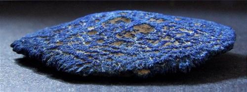 Azurite.
Malbunka Copper Mine, Areyonga, Alice Springs, Gardiner Range, MacDonnell Shire, Northern Territory, Australia.
40 x 35 x 8 mm (Author: nurbo)