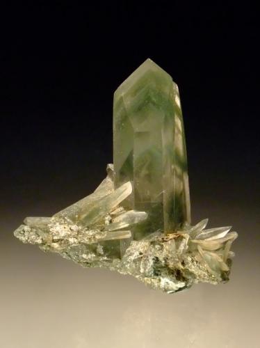 Quartz
Kulu Valley, North India
5.2x5.2cm

Quartz w Chlorite Phantoms (Author: Greg Lilly)