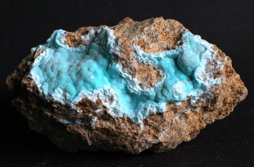Auricalcita<br />Distrito Minero Salamón, Crémenes, Comarca Montaña Oriental, León, Castilla y León, España<br />57 x 34 x 34 mm<br /> (Autor: José Luis Zamora)