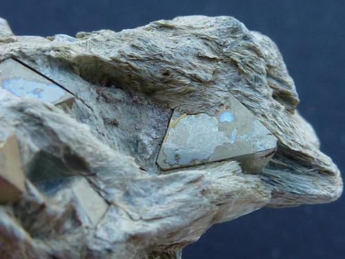 Pirita Octaédrica, Magnetita y Tremolita<br />La Herrería Mine, Burguillos del Cerro, Comarca Zafra-Río Bodión, Badajoz, Extremadura, Spain<br />6 x 5 cm.<br /> (Autor: javier ruiz martin)