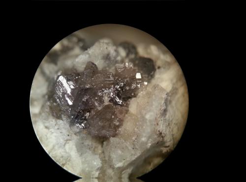 Cerusita<br />Mina Mineralogia, El Molar, Comarca Priorat, Tarragona, Cataluña / Catalunya, España<br />macro 20 aumentos<br /> (Autor: Javier Rodriguez)