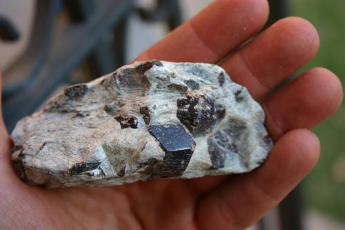 Almandino (Grupo Granate)<br />Alexander City-Hackneyville, Tallapoosa County, Alabama, USA<br />90mm - 43mm - 38mm<br /> (Autor: Pedro Naranjo)