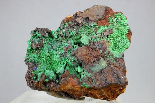 Conicalcita<br />Mina Dolores, Pastrana, Mazarrón / Águilas, Comarca Alto Guadalentín, Región de Murcia (Murcia), España<br />65x60x25 mm<br /> (Autor: Juan Espino)