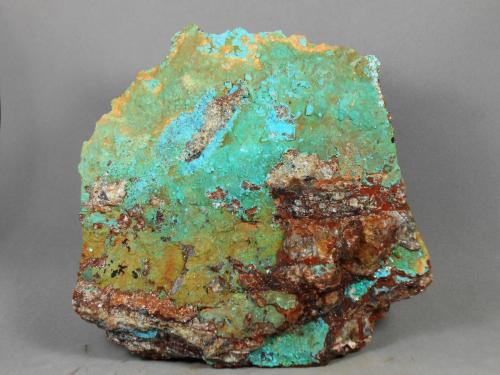 Turquesa<br />Permiso de Investigación Anabel, Cerro de las Minas, Mérida, Comarca Tierra de Mérida - Vegas Bajas, Badajoz, Extremadura, España<br />57x69x36 mm<br /> (Autor: Juan Espino)