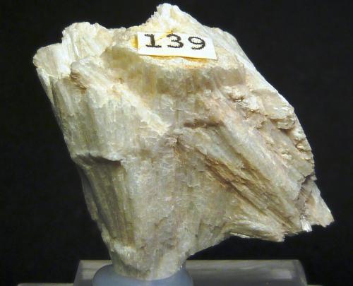 Wollastonita<br />Pedrera Xauxa (Pedrera Aymar), Turó de Xauxa / Sot de les Pedreres, Gualba, Comarca Vallès Oriental, Barcelona, Cataluña / Catalunya, España<br />3 x 3 x 2 cm.<br /> (Autor: Felipe Abolafia)