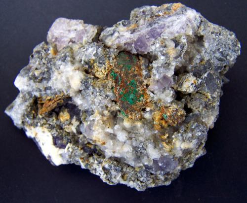 Malaquita<br />Yanci Quarry, Unanue, Igantzi (Yanci), Comarca Cinco Villas, Chartered Community of Navarre (Navarre), Spain<br />9 cm<br /> (Autor: canada)