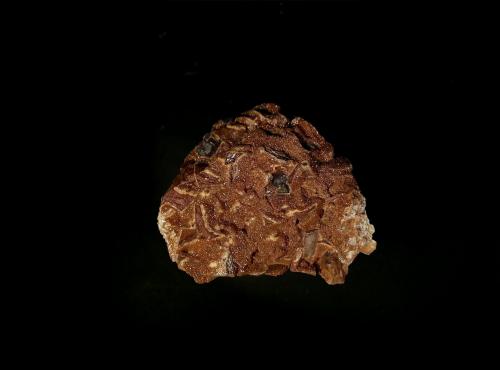 Ankerita-Dolomita Series, dolomita, galena<br />Mina Regia, Bellmunt del Priorat, Comarca Priorat, Tarragona, Cataluña / Catalunya, España<br />3 x 2,5 x 0,5 cm<br /> (Autor: Javier Rodriguez)