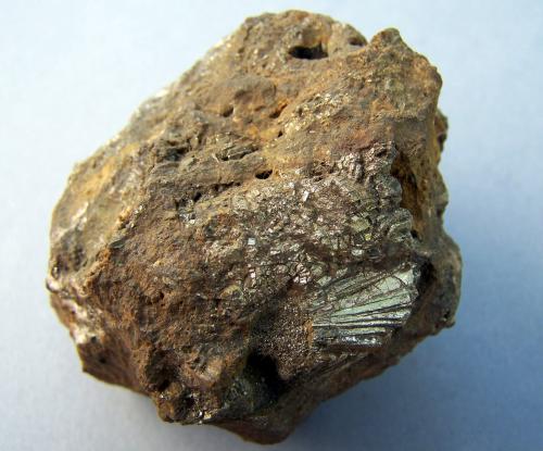 Marcasita<br />La Puente Chica Mine, La Alameda de Gardón, Comarca Campo de Argañán, Salamanca, Castile and León, Spain<br />8 x 8 cm.<br /> (Autor: canada)