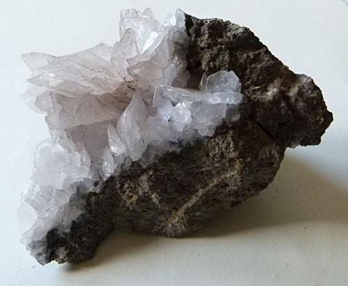 Calcite<br />Smallcleugh Mine, Nenthead, Alston Moor District, North Pennines Orefield, former Cumberland, Cumbria, England / United Kingdom<br />8x6x4cm<br /> (Author: captaincaveman)