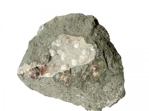 Analcime<br />Cantera Richter, Hammerunterwiesenthal, Oberwiesenthal, Distrito Niederschlag-Bärenstein, Erzgebirgskreis, Sajonia/Sachsen, Alemania<br />7,2 x 6,2 cm<br /> (Author: Andreas Gerstenberg)
