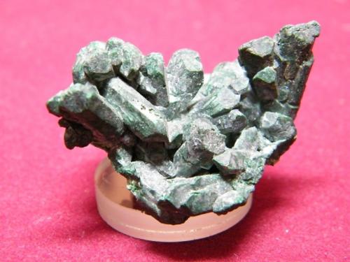 Malachite (after Azurite)<br />Tsumeb Mine, Tsumeb, Otjikoto Region, Namibia<br />45X30mm<br /> (Author: Heimo Hellwig)