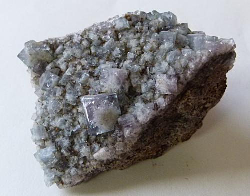 Fluorite<br />Rogerley Mine, Frosterley, Weardale, North Pennines Orefield, County Durham, England / United Kingdom<br />6 x 4 x 2.5cm<br /> (Author: captaincaveman)