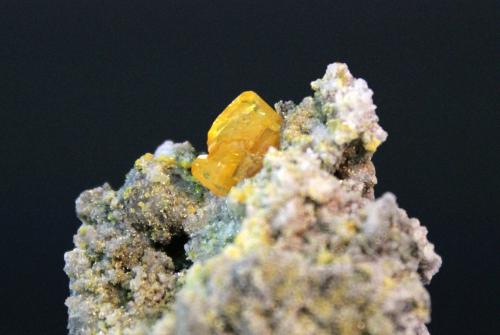 Wulfenite
San Francisco Mine, Cerro Prieto, Cucurpe, Mun de Cucurpe, Sonora, Mexico
5 x 4.5 cm (Author: Don Lum)