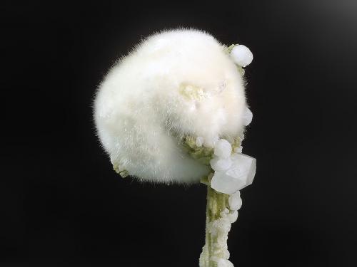 Okenite, Prehnite, Apophyllite, Gyrolite
Mumbai (Bombay), Mumbai District (Bombay District), Maharashtra, India
6.3 x 4 cm (Author: xdxucn)