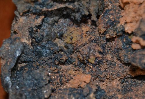 Goethite, limonite
Herdade da Granja Mine, Nossa Senhora da Conceição, Alandroal, Évora District, Portugal
FOV 6 x 5 cm (Author: Vitomorim)