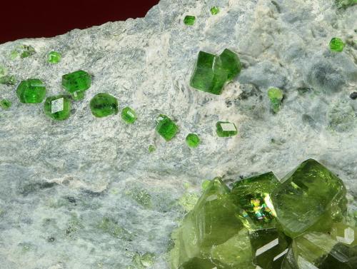 Andradite ( var. demantoid )
Val Malenco, Sondrio Province, Lombardia Region, Italy

85 x 46 x 35 mm
closeup (Author: GneissWare)