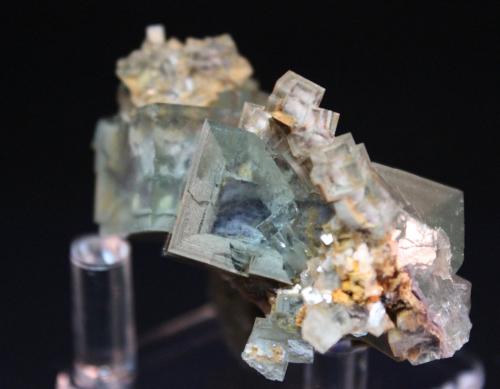 Fluorite
Yaogangxian Mine, Yaogangxian W-Sn ore field, Yizhang Co., Chenzhou Prefecture, Hunan Province, China
6 x 4.2 cm
Fluorite with carbonates inclusions (Author: Don Lum)