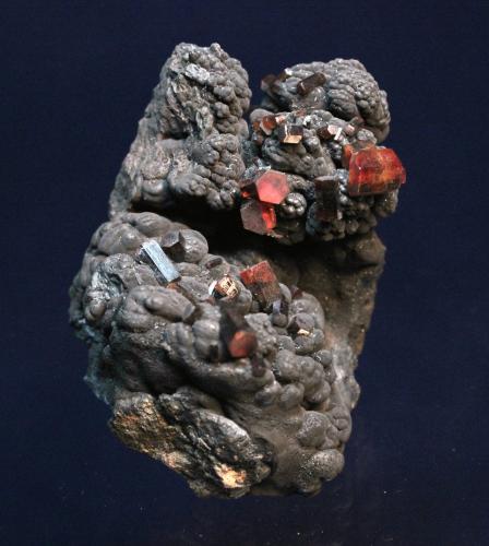 Vanadinite, Manganese Oxides
Taouz, Er Rachidia, Meknès-Tafilalet, Morocco
9 x 7.5 x 7 cm (Author: Don Lum)