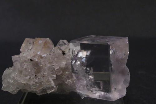 Fluorite
Llamas Quarry, Duyos, Obdulia vein, Caravia District, Caravia mining area, Asturias, Spain
Main crystal is 2.3 x 2.1 com (Author: James)